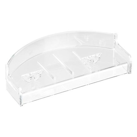 OAKBROOK COLLECTION Oak Brook 4003586 Plastic Soap Dish; Clear 4003586